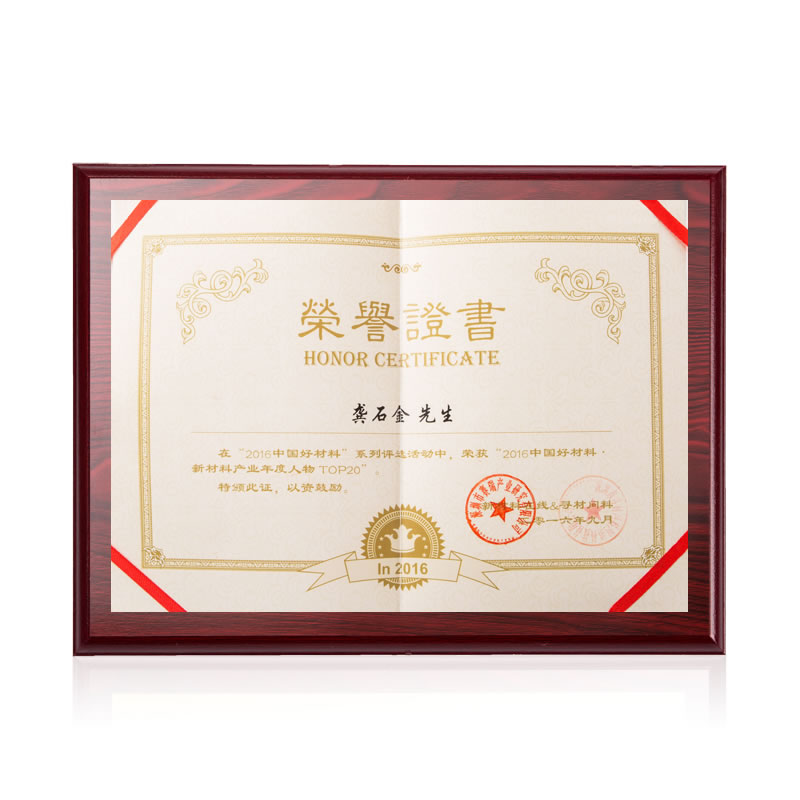 中國新材料產業年度人物